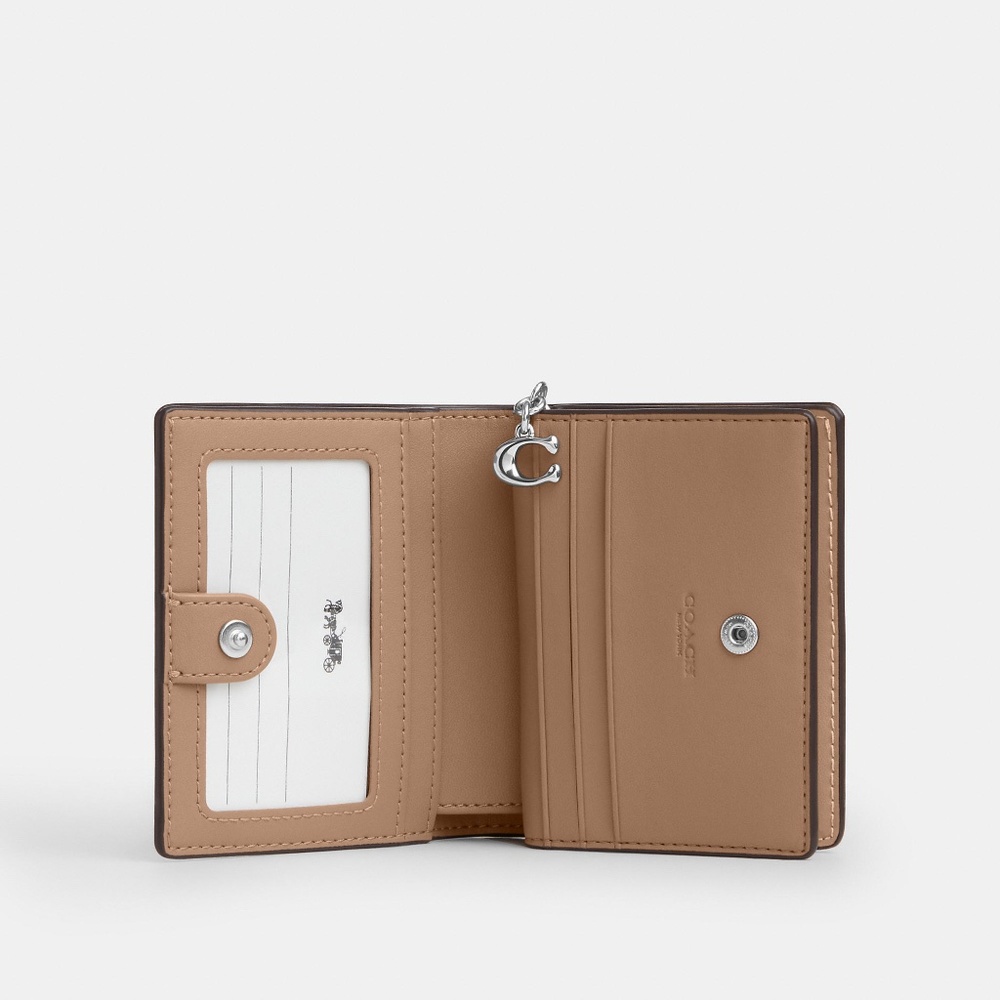 Snap Wallet In Rainbow Signature Canvas - Picture 3 of 7